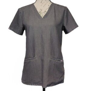 Figs Womens Scrub Top XS Technical Collection Moisture Wicking - Workwear Nurse